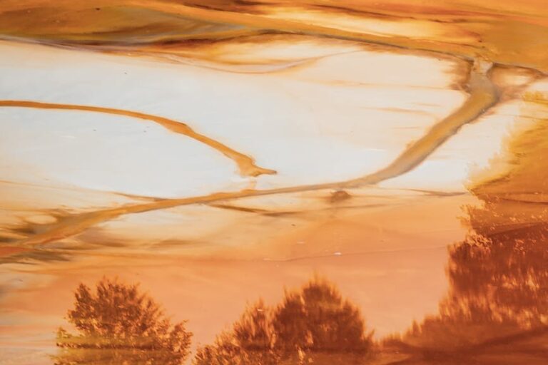 abstract painting of nature